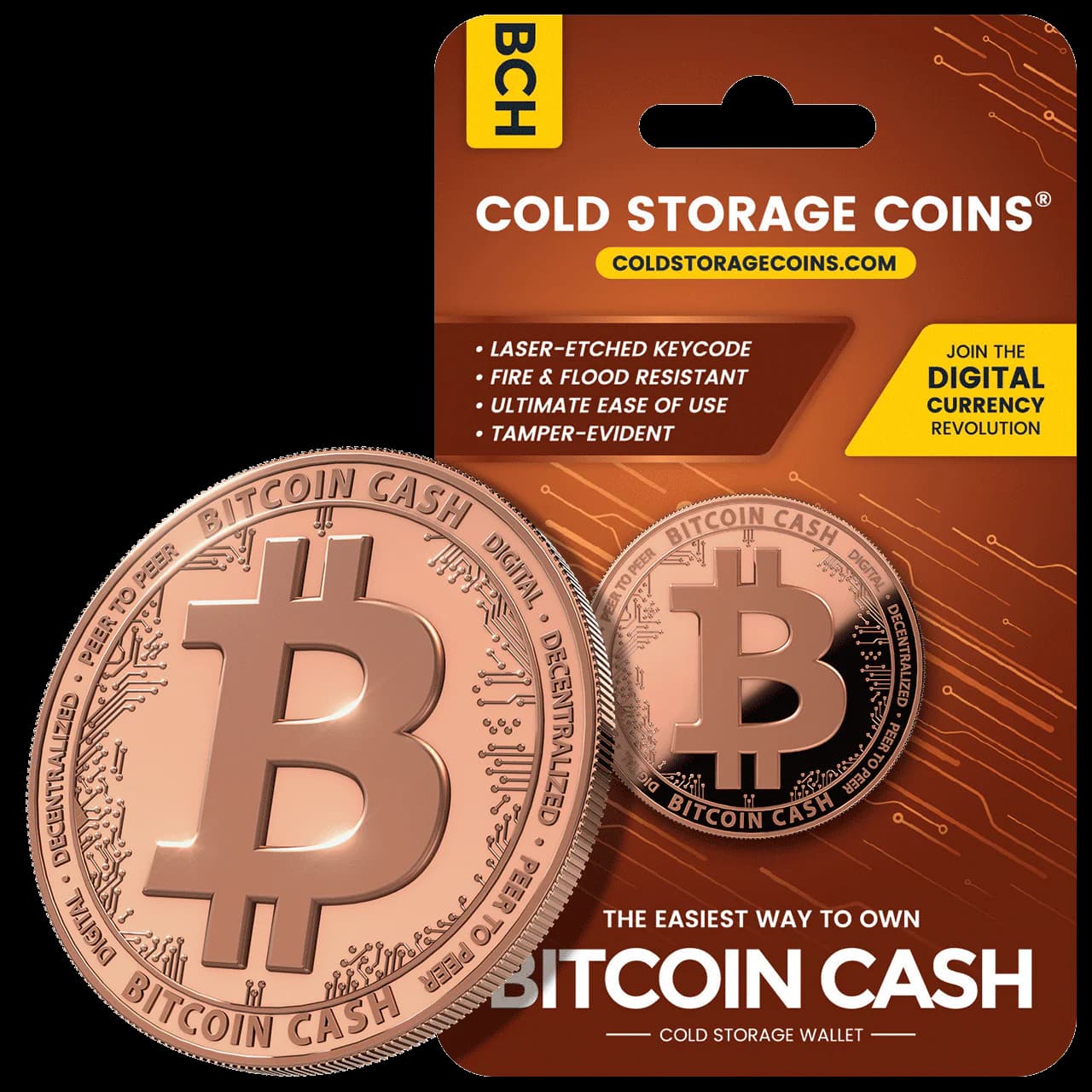 Bitcoin Cash BCH Cold Storage Wallet
