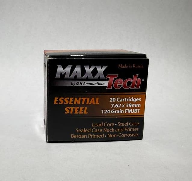 Product image of MaxxTech 7.62 X39 (box of 20 rounds)